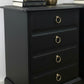 Black Stag minstrel bedside cabinets