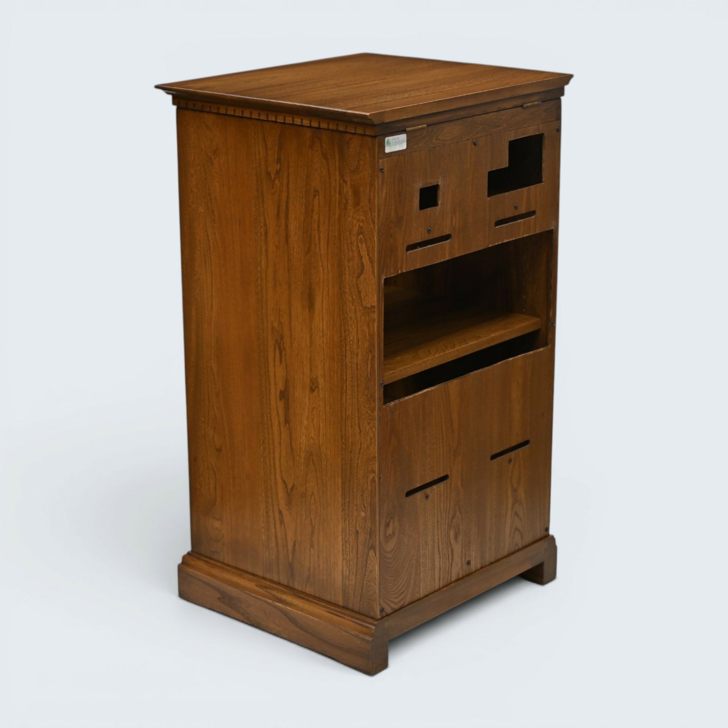 Ercol Hi Fi Cabinet Winchester Model 961 Glass Door Golden Dawn FREE UK Delivery