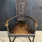 Carved Oak Wainscot Arm Chair
