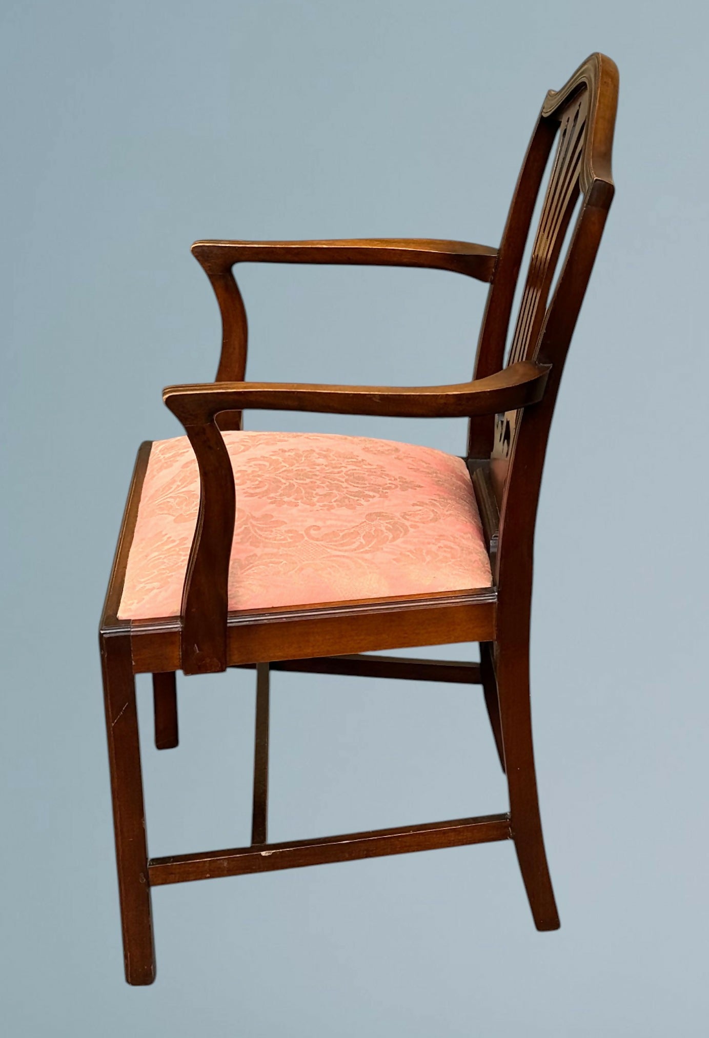 Mahogany Hepplewhite Style Armchair - Desk Chair