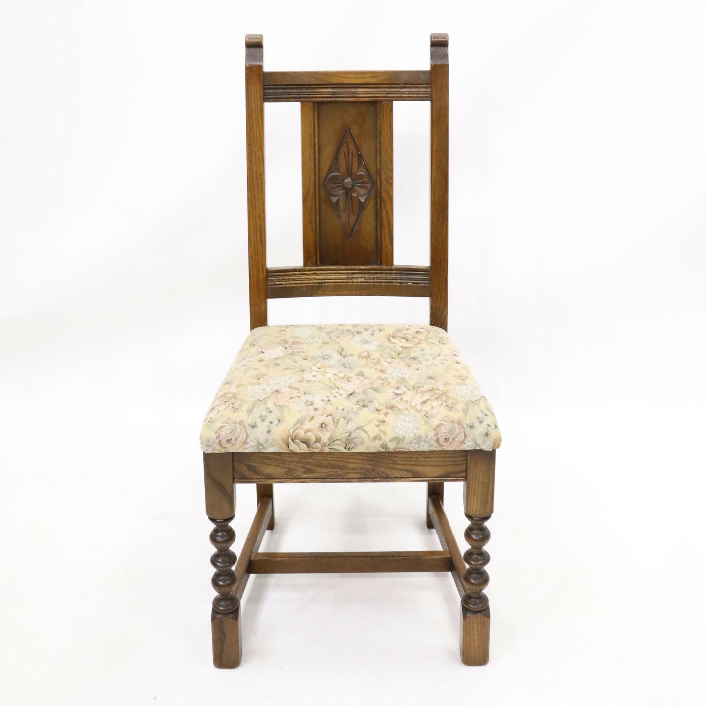4 Yorke Old Charm Dining Chairs Including Tonwell Rose Fabric FREE UK Delivery. SBR9644/0910D
