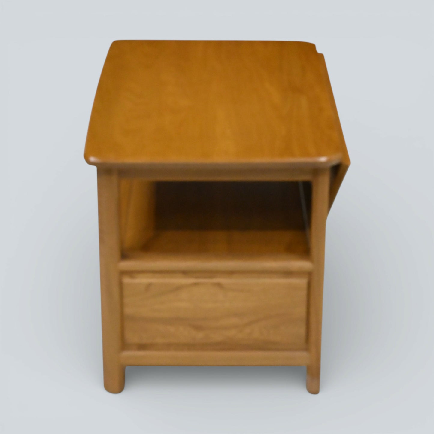 Ercol Corner TV Stand Video Cabinet Corner Flap Light Finish FREE UK Delivery*