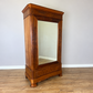 Wardrobe Antique French Walnut Burr Mirrored Storage Armoire LOT 6511