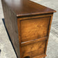 Quality English Distressed Epicormic Ipswich Oak Style Dresser Base Sideboard