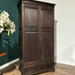Early Oak Two Door Hall Wardrobe00