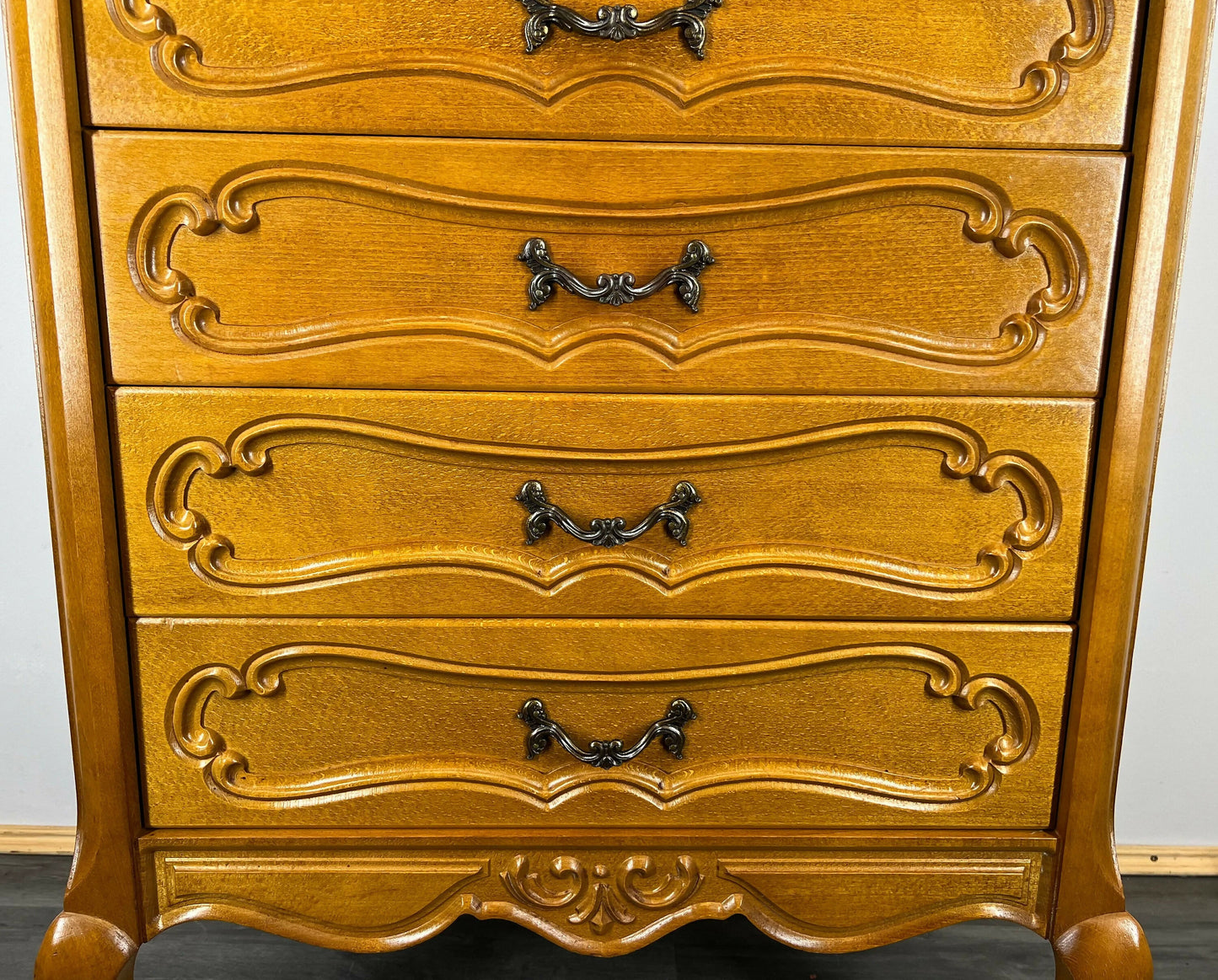 Chest of Drawers Vintage French Louis XIV Cabinet Carved Sideboard LOT 2895