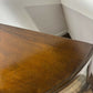 Vintage Walnut Bow Front Display Cabinet