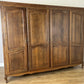 Wardrobe Vintage French Louis XVI Style Four Door Oak Carved Armoire LOT 6081
