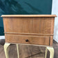 Vintage Walnut Sewing Box on Cabriole Supportsj