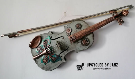 Steampunk Wall Art Violin