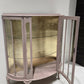 Jaipur pink and Gold Glass display Cabinet