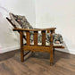 Vintage Oak Reclining Armchair