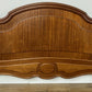 Footboard Antique French Style Walnut Double Bed Carved Footboard LOT 6447