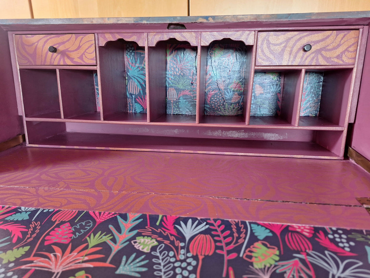 “Escape the Sheeple” 1940s Bureau with Drawers