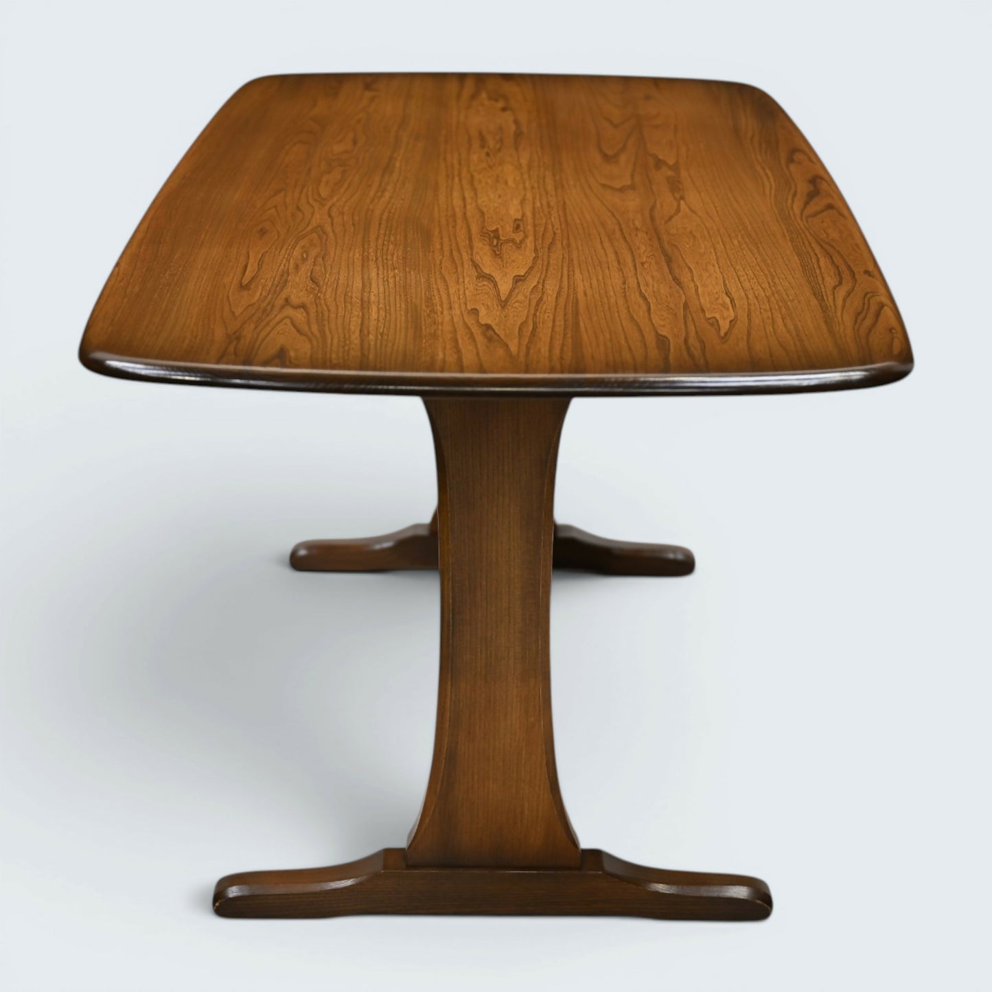 Ercol Refectory Dining Table Plank Top Model 822 In Golden Dawn FREE UK Delivery