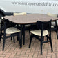 Retro Mid Century G Plan Extending Dining Table & Chairs
