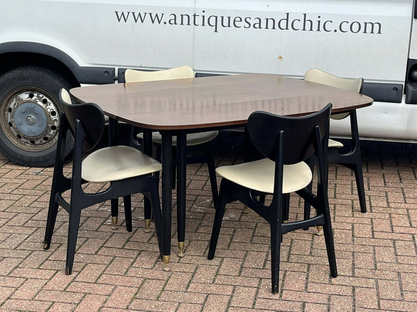Retro Mid Century G Plan Extending Dining Table & Chairs