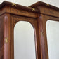Wardrobe Antique French Style Three Door Inlaid Burr Mirrored Armoire LOT 6163