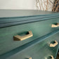 Mid Century Chest Of Drawers, Green and Teal