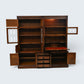 Old Charm Large Wall Unit Bureau Drinks Oak Tudor Brown Finish FREE UK Delivery*