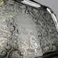 Serving Tray Vintage Metal Ornate Engraved Twin Handle English Tray LOT 6444