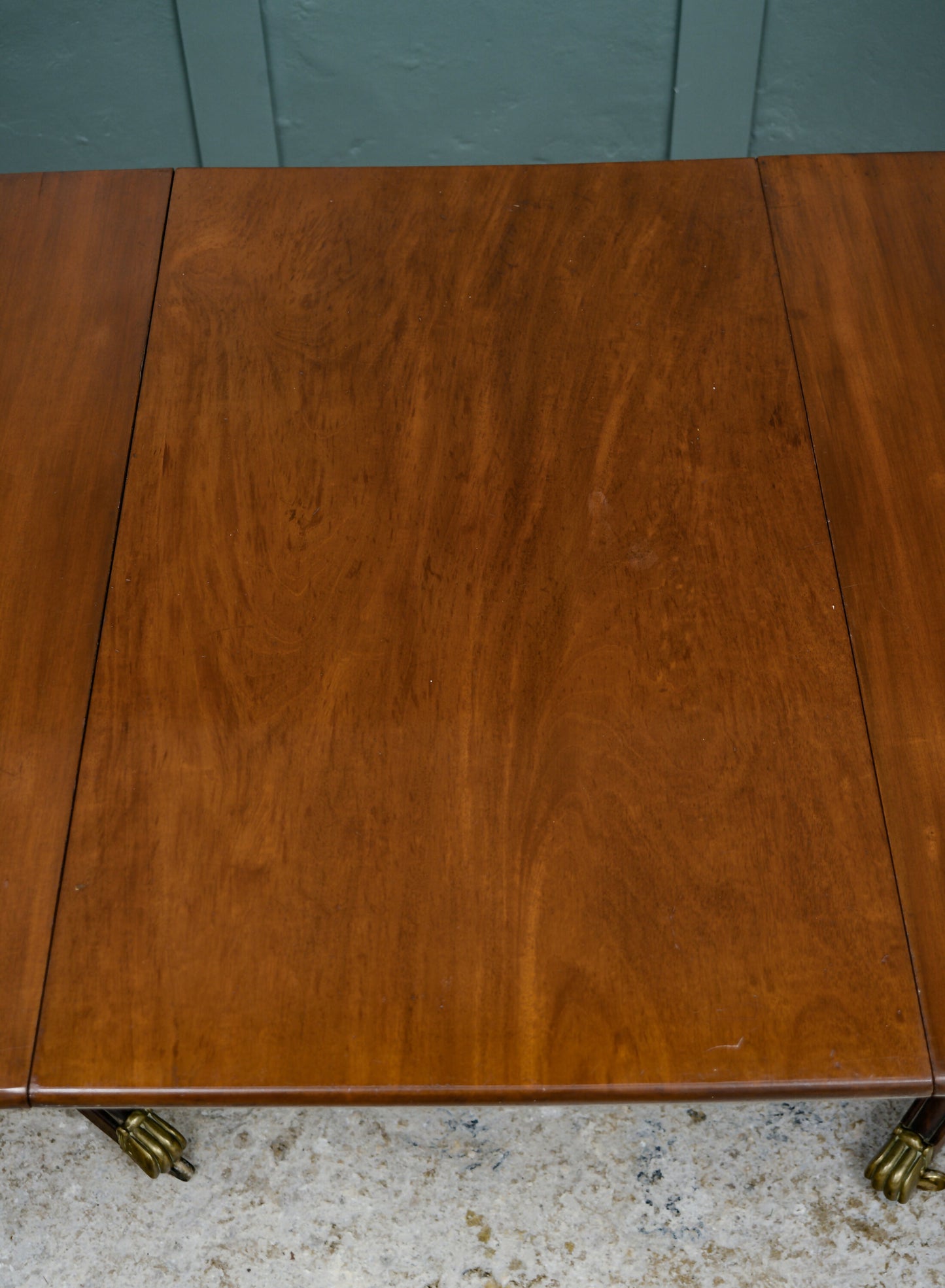 Regency Solid Mahogany Extending Dining Table with Leaf - Twin Pedestal - 194 cm