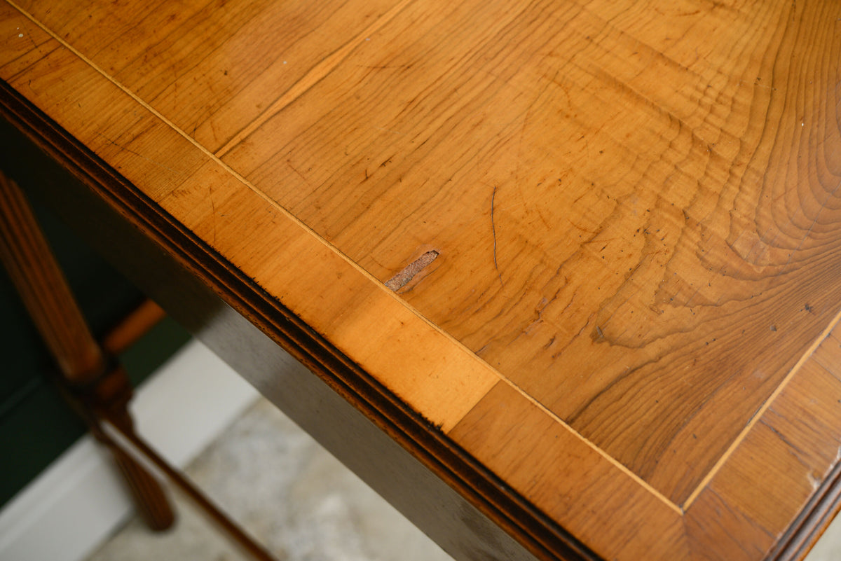 Small Mahogany Writing Desk / Hall Console Table