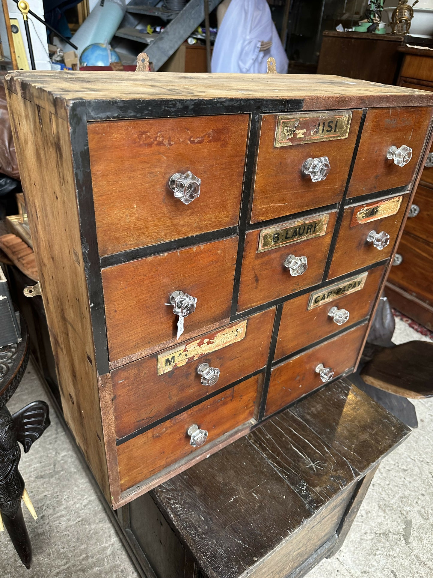 Vintage Merchants Chest of Drawers