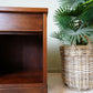 Peppler Furniture Co. 'The Hanover Line' Retro Bedside Nightstand In Figured Walnut – Canada, C. 1960s