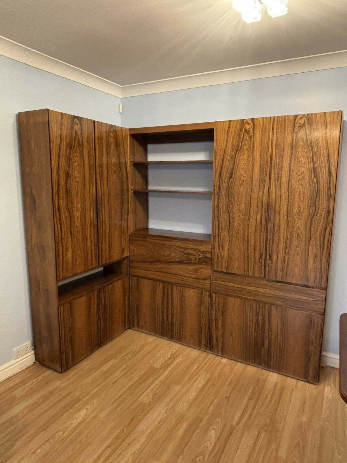 Vintage Archie Shine Rosewood Cocktail Cabinet, Drinks Display Cabinet, Shelves & Cupboards
