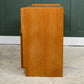 Mid Century Nathan Squares Sideboard Vinyl Cabinet With Drawers 1970s