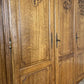 Wardrobe Vintage French Louis XVI Style Oak Four Door Carved Armoire LOT 4877