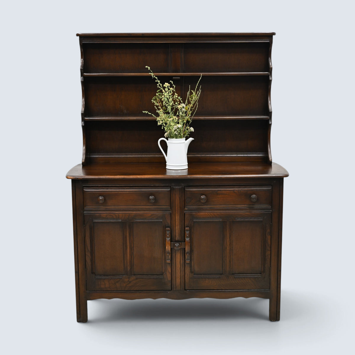 Ercol Old Colonial 2 Door Dresser Traditional Finish Model 331D FREE UK Delivery