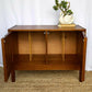 Mid Century Teak Record Cabinet / Small Sideboard / Bedside, Drinks Cabinet, Retro Furniture, Living Room, Hallway Storage, Danish Style