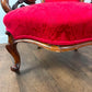 Victorian Mahogany Show Frame Easy Armchair