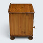 Ducal Bedside Cabinet Knotted Pine Drawer and Cupboard Bun Feet FREE UK Delivery
