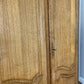 Wardrobe Vintage French Louis XVI Style Oak Five Door Carved Armoire LOT 6519