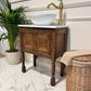 Vintage Vanity Unit Made to Order Vanity Unit Custom Made Bathroom Furniture Antique Traditional Bathroom Washstand Basin Unit