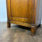 Vintage Oak Hall / Bachelor’s Wardrobe – Compact Single Door Hanging Cupboard