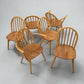 6 Ercol Dining Chairs Windsor Bow Back Vintage Retro Seating FREE UK Delivery*