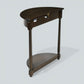Ercol Half Moon Hall Table Demilune 2 Tier Traditional Dark FREE UK Delivery*