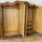 Wardrobe Vintage French Louis XVI Style Four Door Carved Armoire LOT 4861