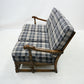 Ercol Furniture 3str Sofa Golden Dawn Tartan Upholstery VG Web FREE UK Delivery. SBR10229/2003E