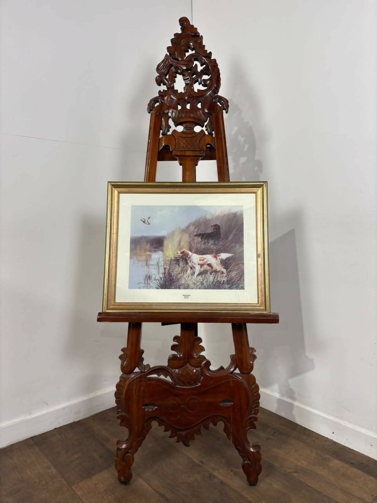 Framed “Hunting Ducks” After Eugène Petit – Country Sporting Print