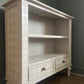Lowboy Bookcase Console Table With Drawers