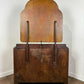 Art Deco Style Vintage Oak Dressing Table with Mirror