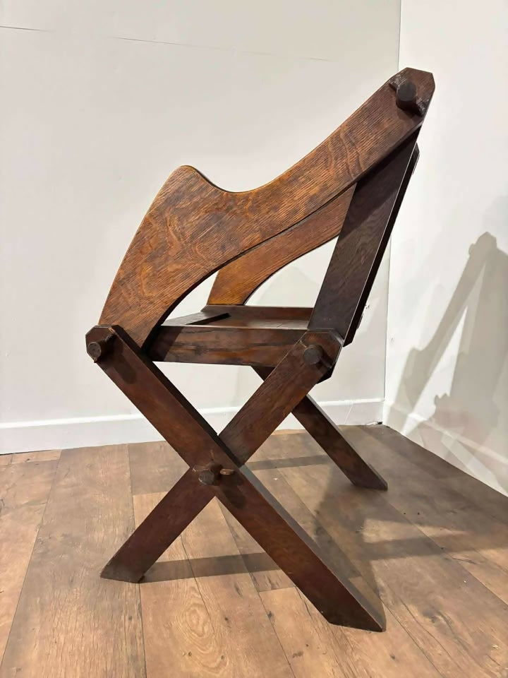 Oak Glastonbury / Ecclesiastical Chair