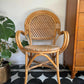 Mid Century Retro Vintage Bamboo Cane Chair