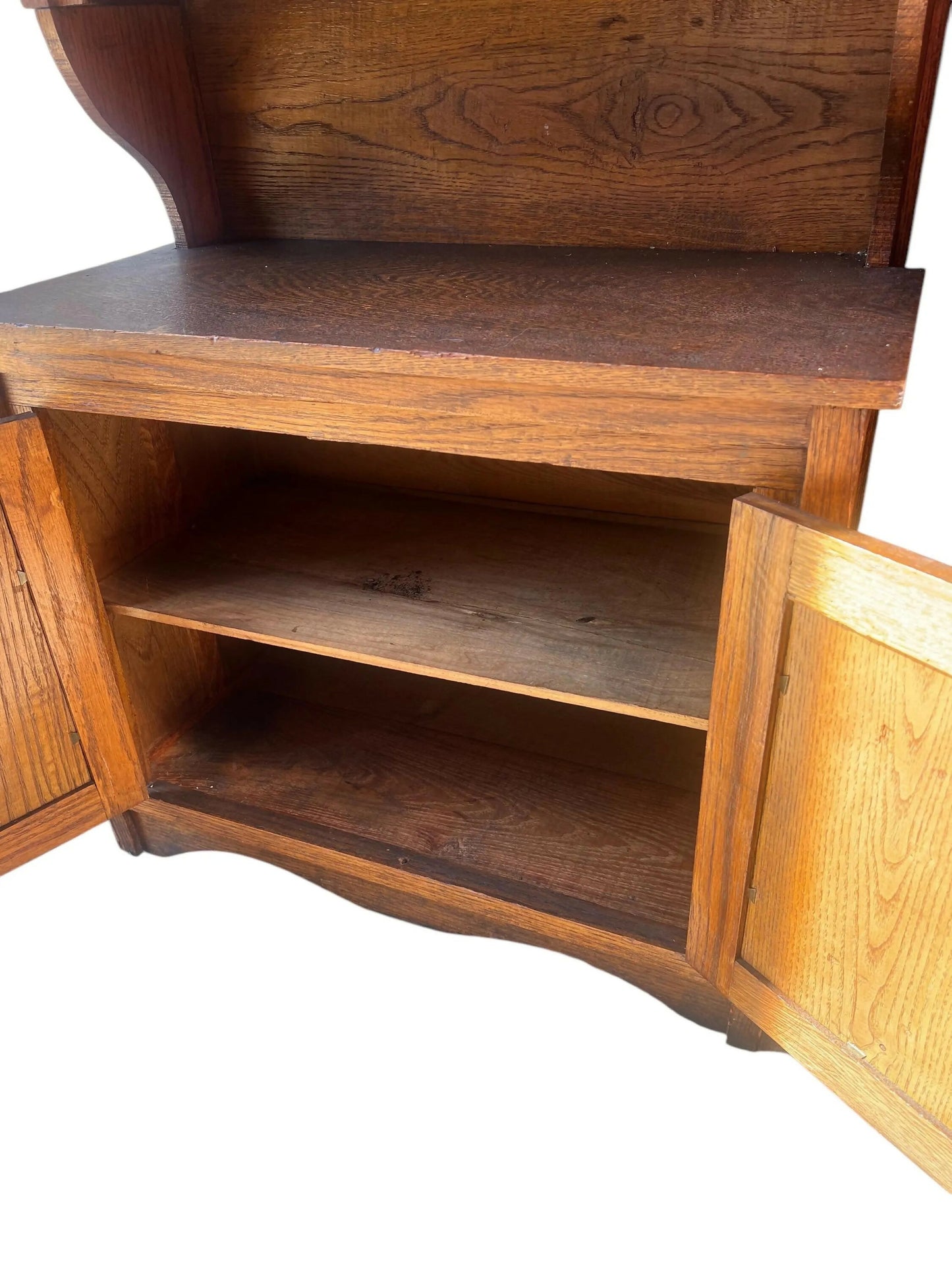 Antique Oak Apprentice piece small cabinet cupboard