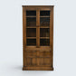 Ercol Wide Tall Display Bookcase Cupboards Golden Dawn Finish FREE UK Delivery*